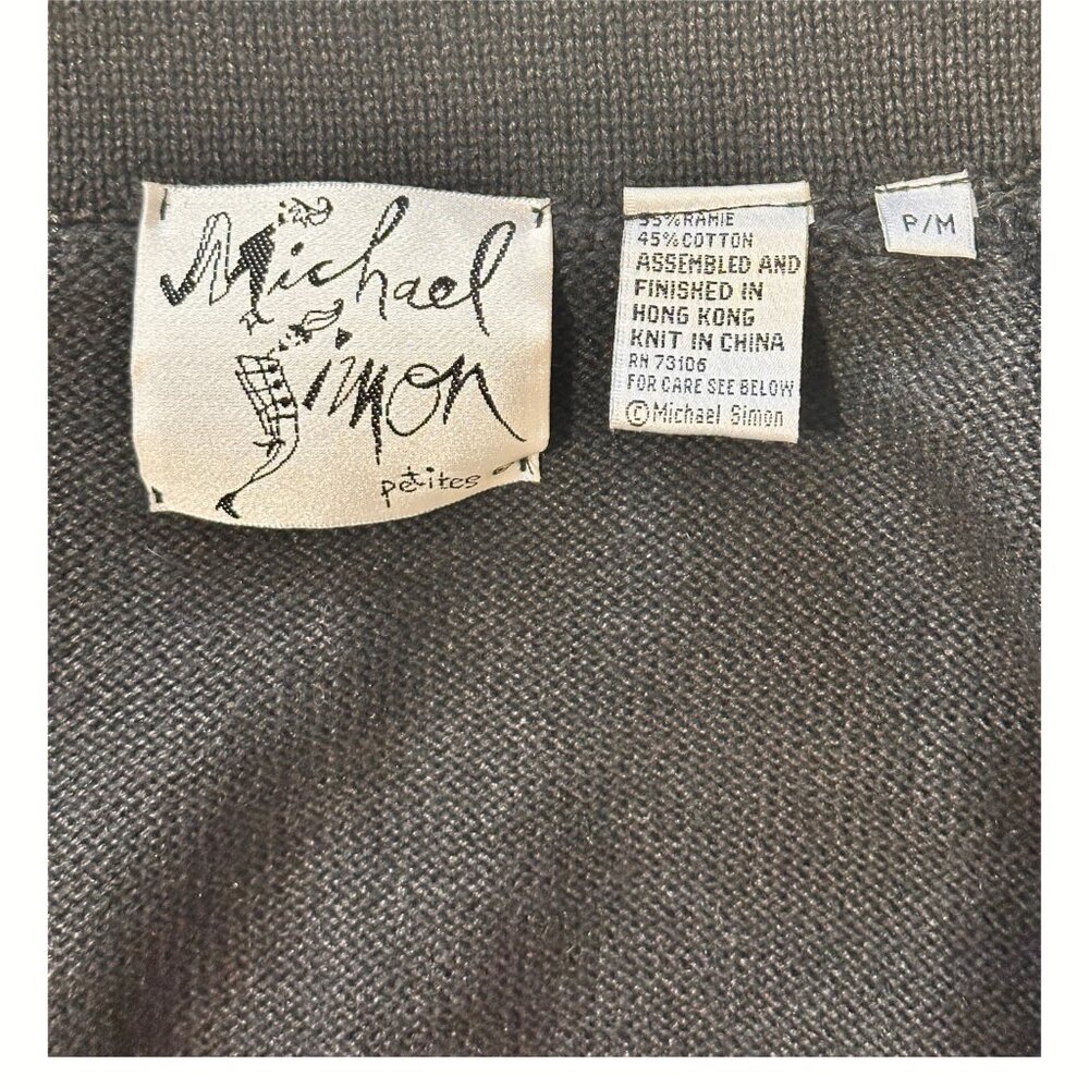 Rare New York Vintage Michael Simon Car Themed Black Jacket Sz P/M - Picture 7 of 7